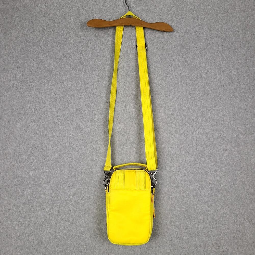 Lug Skeeter Crossbody Bag Yellow Zip Top Adjustable Convertible Purse RFID - Picture 3 of 10